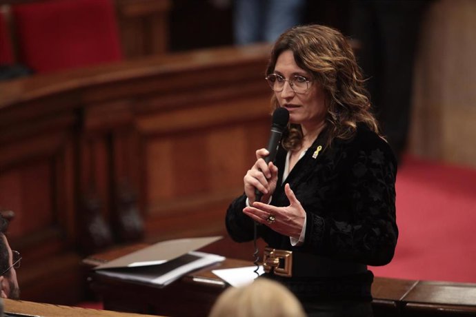 Archivo - La consellera de la Presidencia, Laura Vilagr