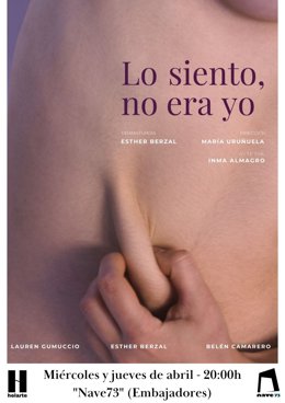 La obra 'Lo siento, no era yo' invita a reflexionar en Nave73 sobre los trastornos alimentarios