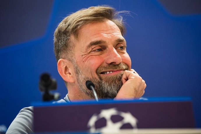 El entrenador del Liverpool, Jurgen Klopp, durante una rueda de prensa. 