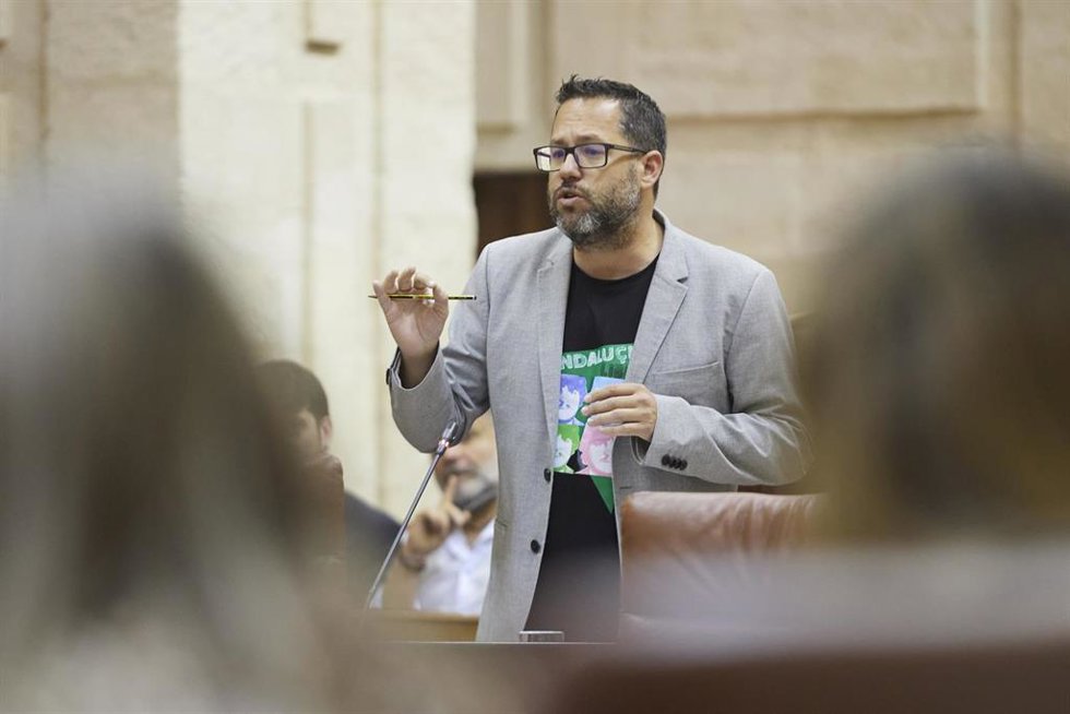 El portavoz del Grupo Mixto-Adelante Andalucía, José Ignacio García, en una imagen de archivo.