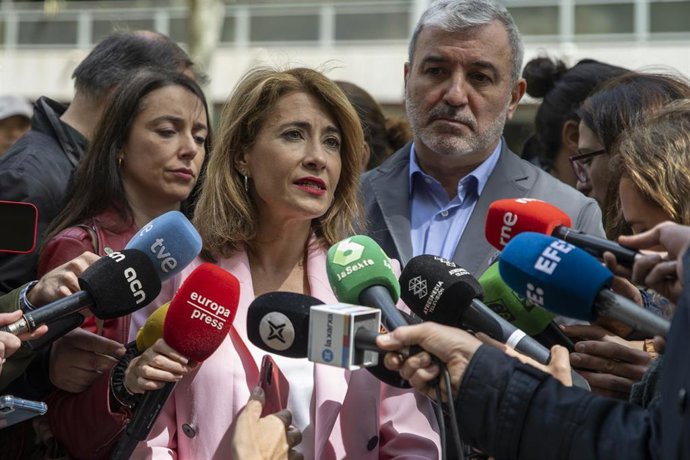 La ministra de Transportes, Movilidad y Agenda Urbana, Raquel Sánchez