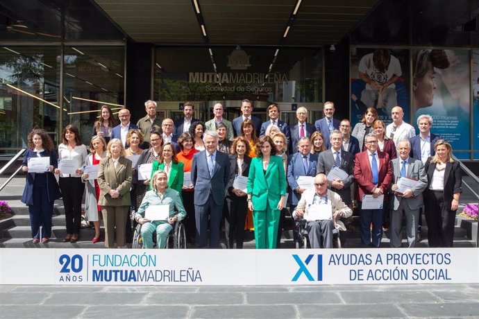 La Fundación Mutua Madrileña celebra su XI Convocatoria Anual de Ayudas a Proyectos de Acción Social, en Madrid