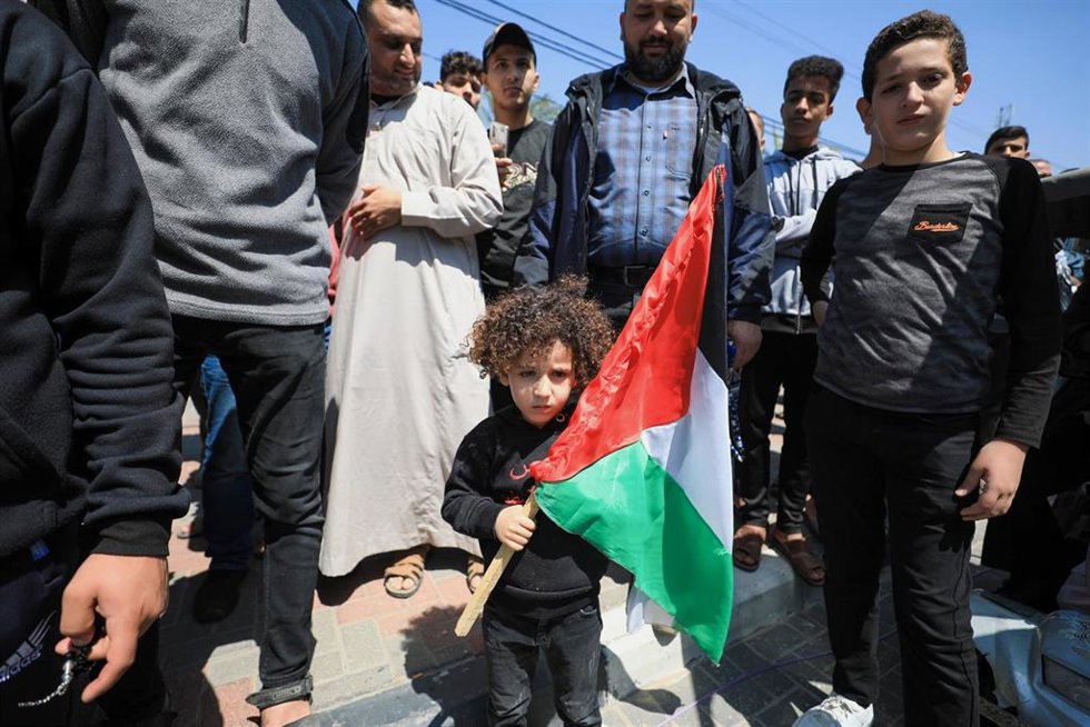 Protestas en Gaza por el día de Al Quds