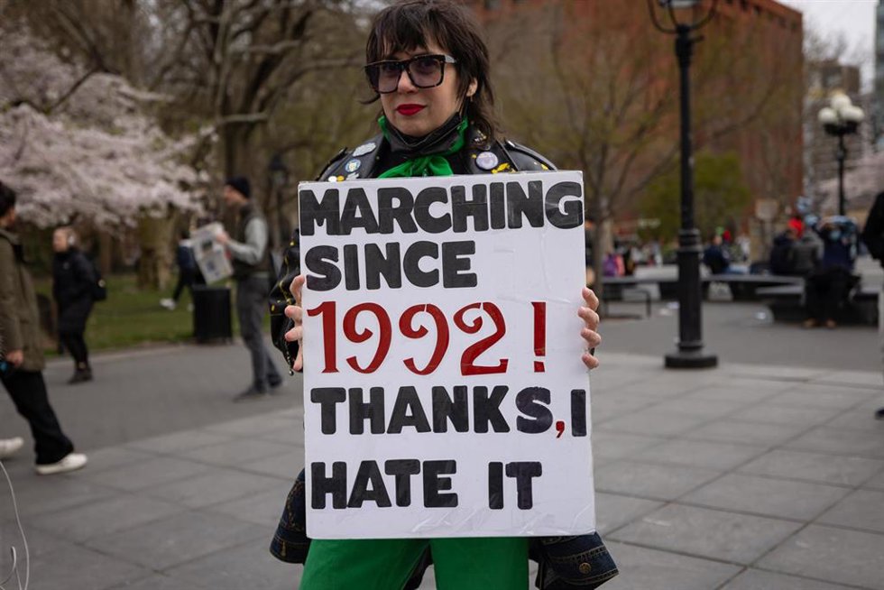 Protesta a favor del aborto en Estados Unidos 