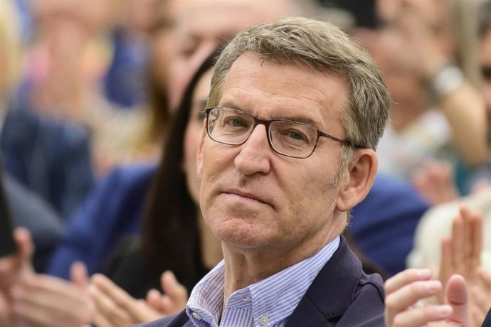 El presidente del Partido Popular, Alberto Núñez Feijóo