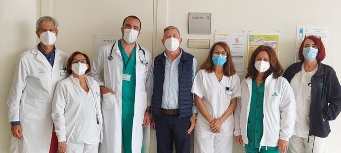 Equipo de diálisis del Hospital de Jerez