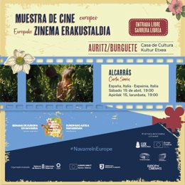 Cartel de la muestra de cine europeo.