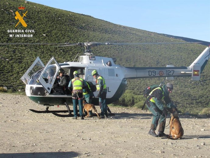 Operativo de búsqueda en la sierra de Candelario (Salamanca)