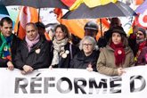 Foto: Francia.- Los sindicatos franceses rechazan reunirse con Macron hasta que retire la reforma de las pensiones