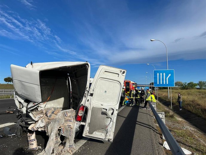 Accidente en la M-40 a la altura de Pozuelo de Alarcón