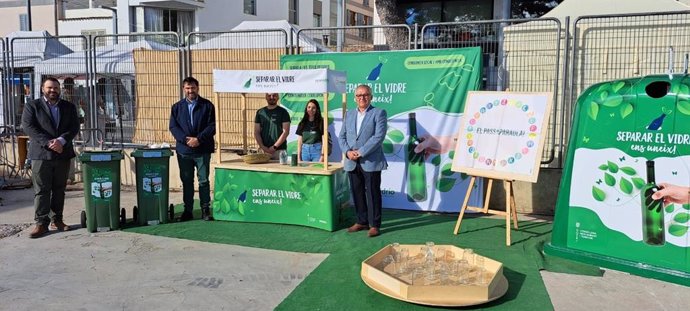 El Govern y Ecovidrio fomentan el reciclaje de vidrio en las ferias.