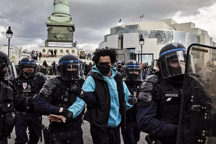 Protestas en Francia contra la reforma de pensiones 