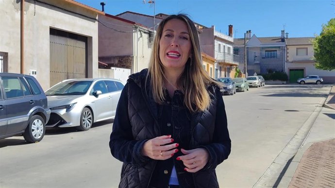 La presidenta del PP de Extremadura, María Guardiola.