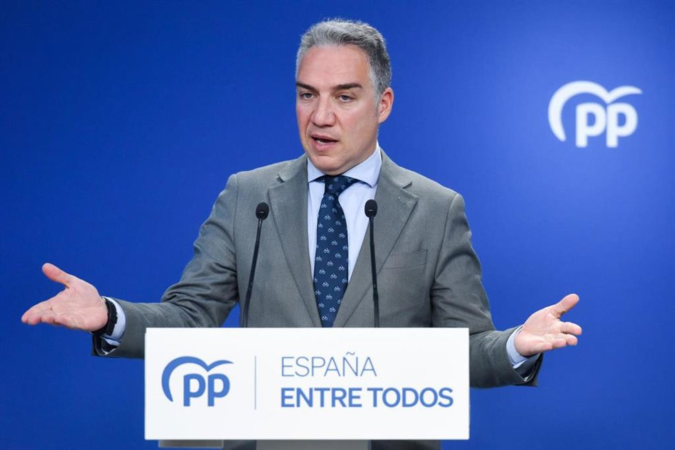 Archivo - El coordinador general del Partido Popular y director de Campaña, Elías Bendodo