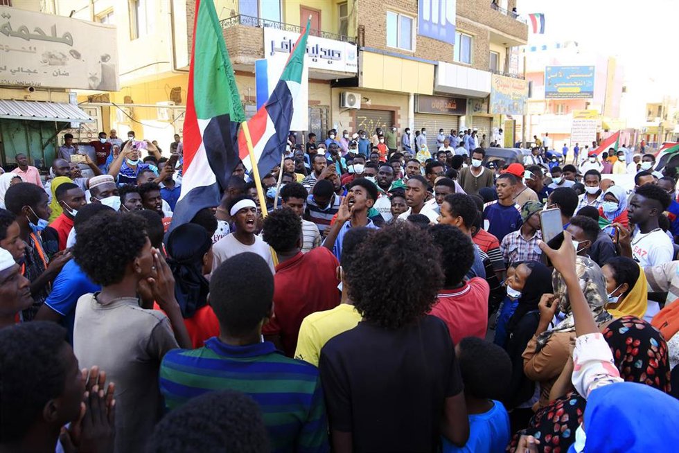 Archivo - Protestas en Jartum