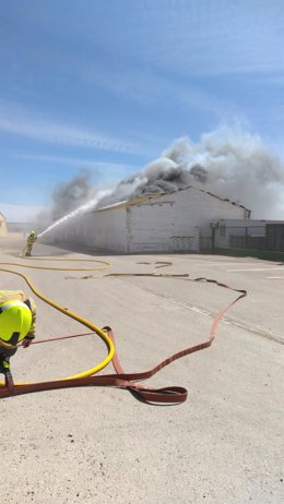 Incendio en una deshidratadora en Monegrillo.