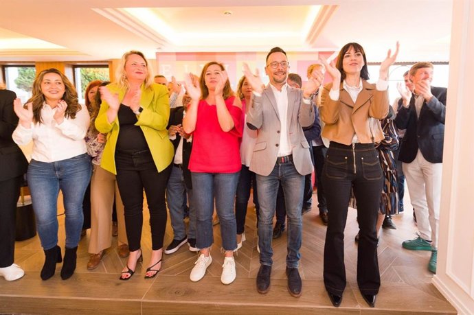 Armengol, Ruiz y Morant, en Ibiza.