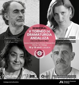 Cartel del las semifinales del V Torneo de Dramaturgia Andaluza