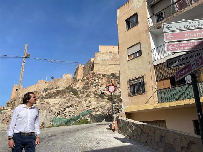 El portavoz de Ciudadanos (CS) en el Ayuntamiento de Almería, Rafa Burgos