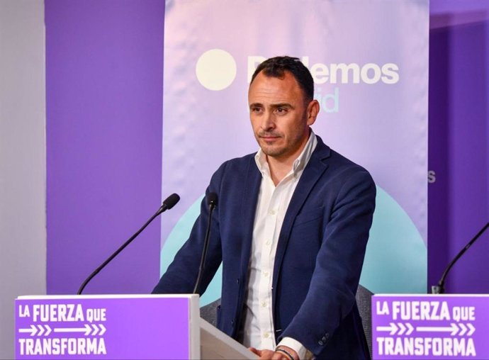 Archivo - El candidato de Podemos a la Alcaldía de Madrid, Roberto Sotomayor