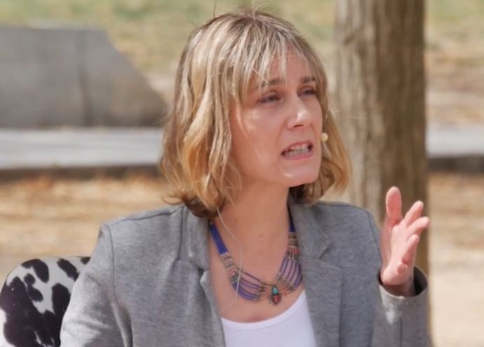 La líder dels Comuns al Parlament, Jéssica Albiach, aquest diumenge a Lleida