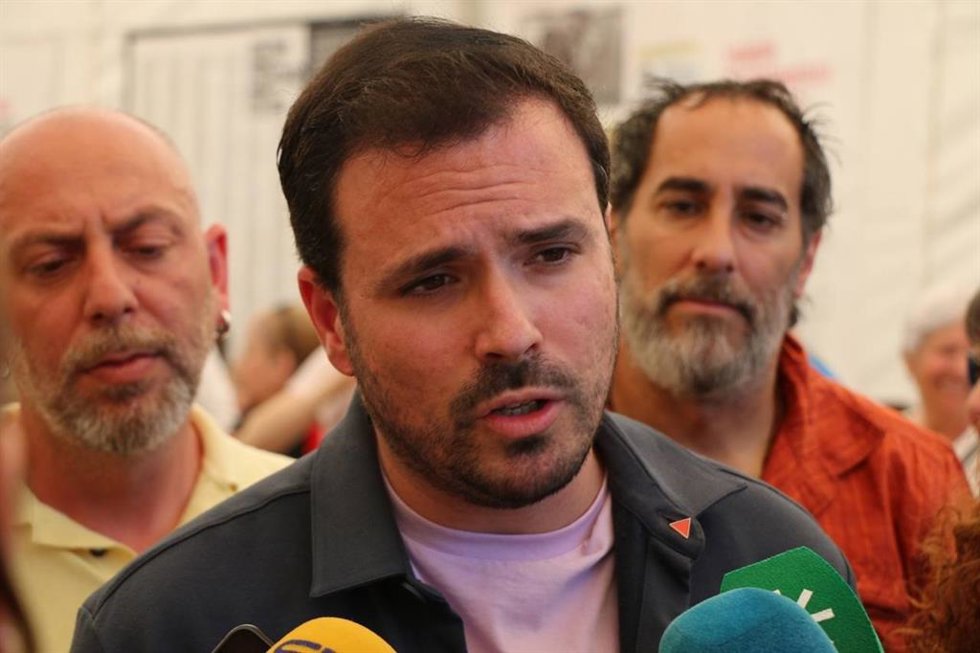 Alberto Garzón, coordinador federal de Izquierda Unida (IU) y ministro de Consumo