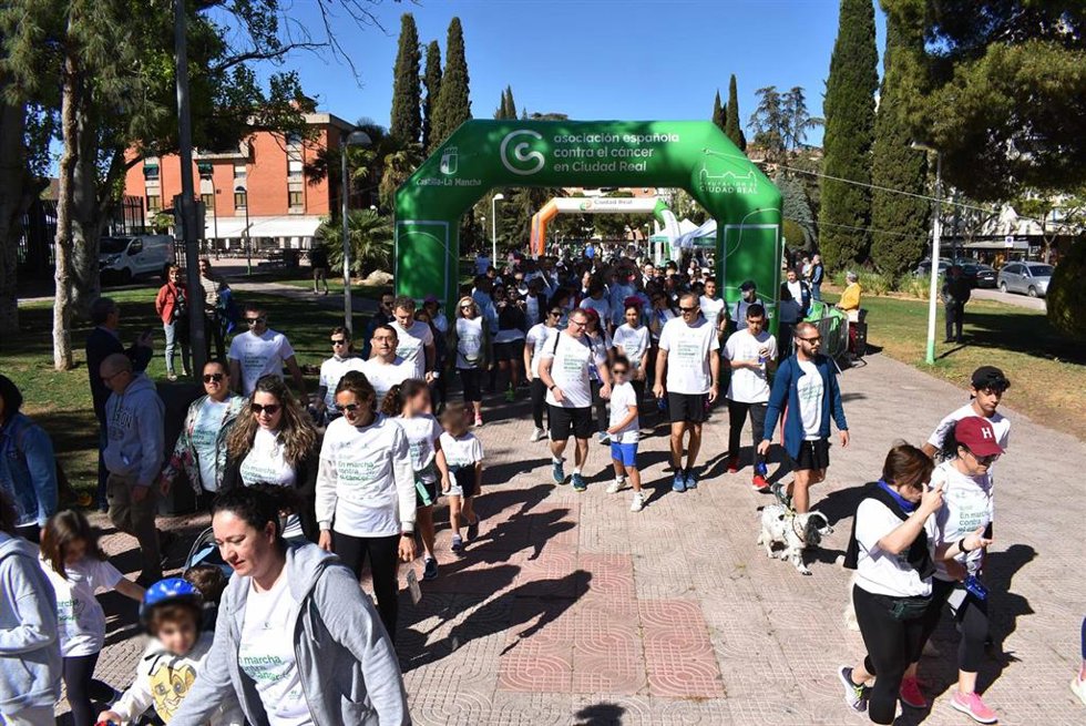 La II Marcha contra el Cáncer de Ciudad Real.