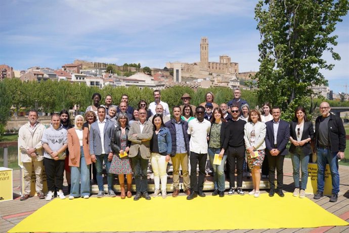 Nota De Premsa + Fotos Presentació Llista Electoral Erc Lleida 28M