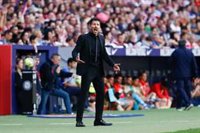 Simeone: "El portero del Almería tuvo una tarde extraordinaria y los palos no nos ayudaron tampoco"