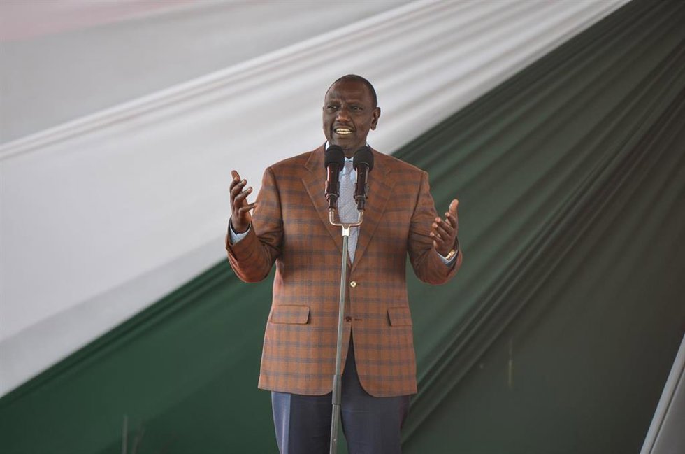 Archivo - El presidente de Kenia, William Ruto