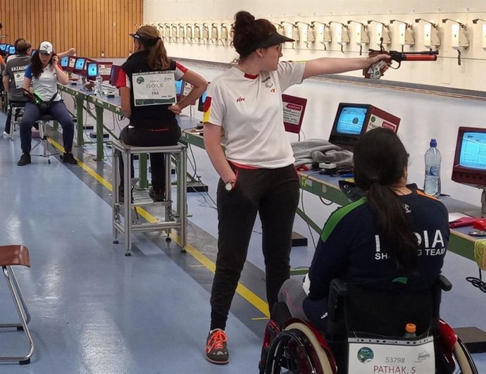 La deportista de tiro olímpico Cristina Ortega