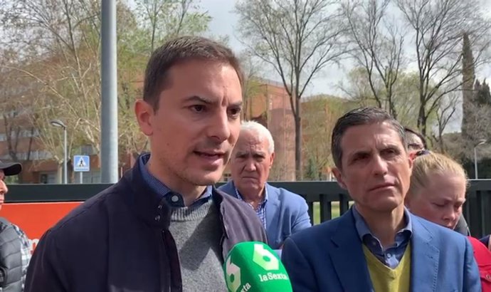 El candidato del PSOE a la Comunidad de Madrid, Juan Lobato.