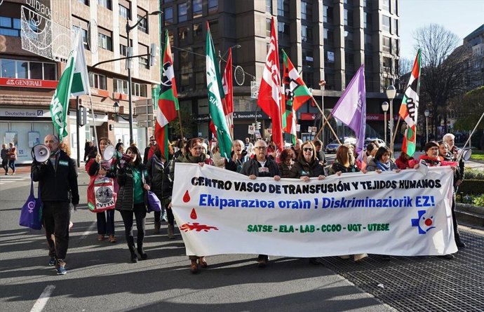 Imagen de una manifestación del Centro Vasco de Transfusión y Tejidos Humanos (CVTTH).