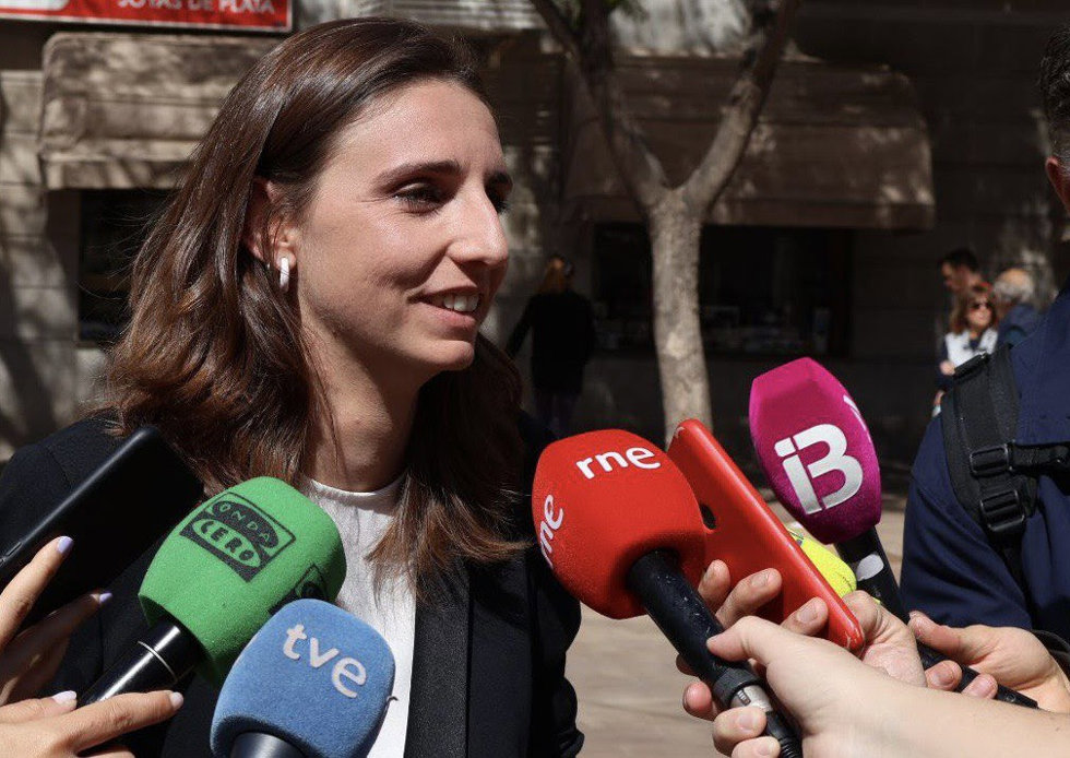 La candidata de Podemos al Ayuntamiento de Palma, Lucía Muñoz