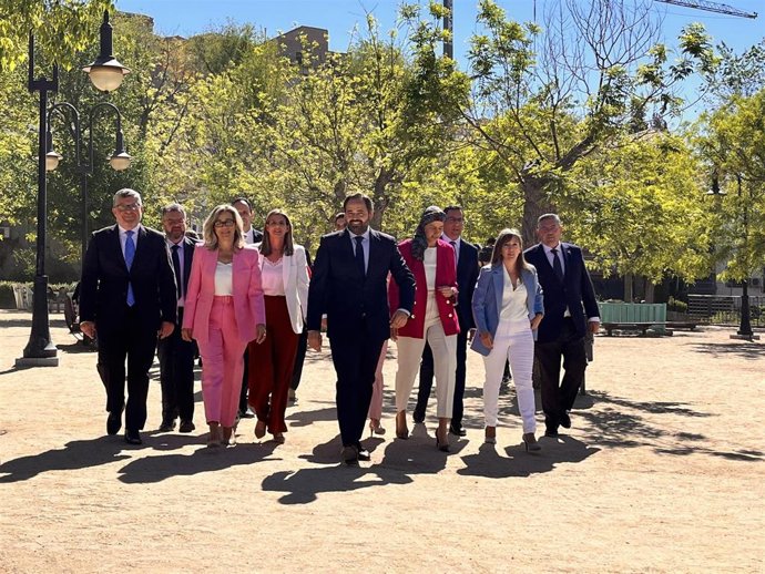 AMP.- Redondo, Roldán, Merino y Andicoberry acompañan a Núñez encabezando las candidaturas del PP para gobernar C-LM
