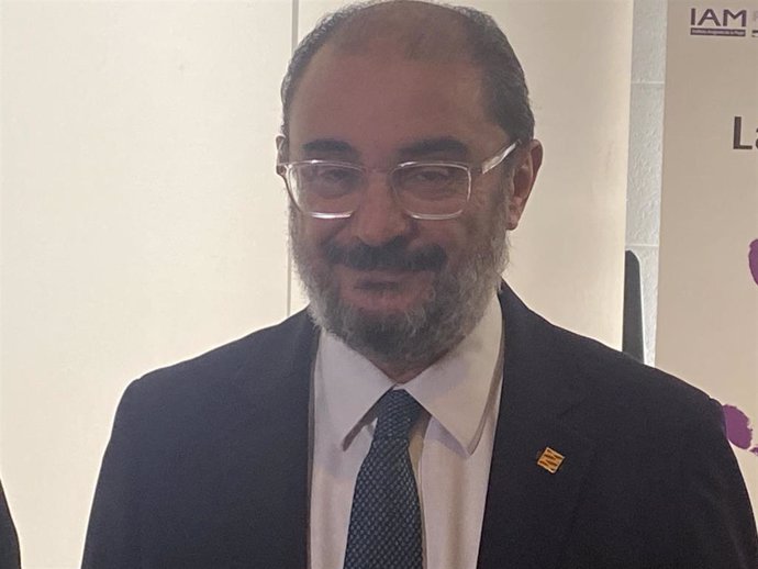 El presidente del Gobierno de Aragón, Javier Lambán.