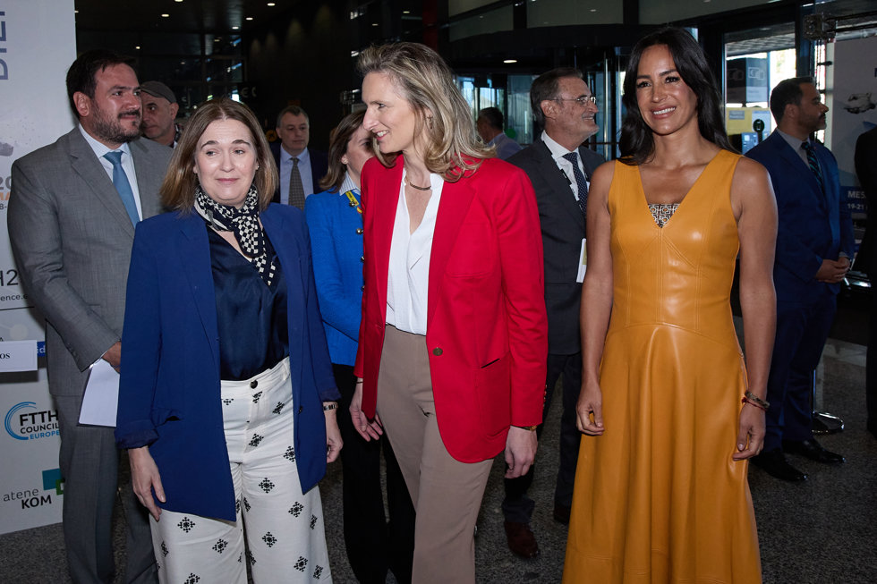 La consejera de Cultura, Turismo y Deporte de la Comunidad de Madrid, Marta Rivera de la Cruz; la consejera de Medio Ambiente, Vivienda y Agricultura, Paloma Martín y  la vicealcaldesa de Madrid, Begoña Villacís