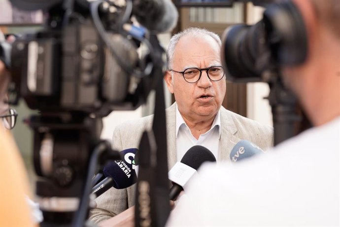 El presidente del Cabildo de La Gomera y secretario general de ASG, Casimiro Curbelo