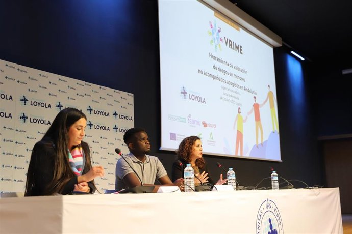 Evento de difusión de los resultados del proyecto Vrime (Instrumento de Valoración del Riesgo en Menores y Jóvenes Migrantes Residentes en Andalucía) de la Universidad Loyola