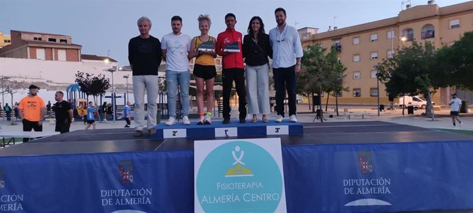 Ganadores de la carrera popular en Olula del Río (Almería)