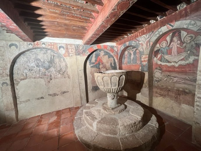 El pasado marzo finalizó la cuarta intervención en las pinturas de la capilla de San Nicolás y los arcosolios