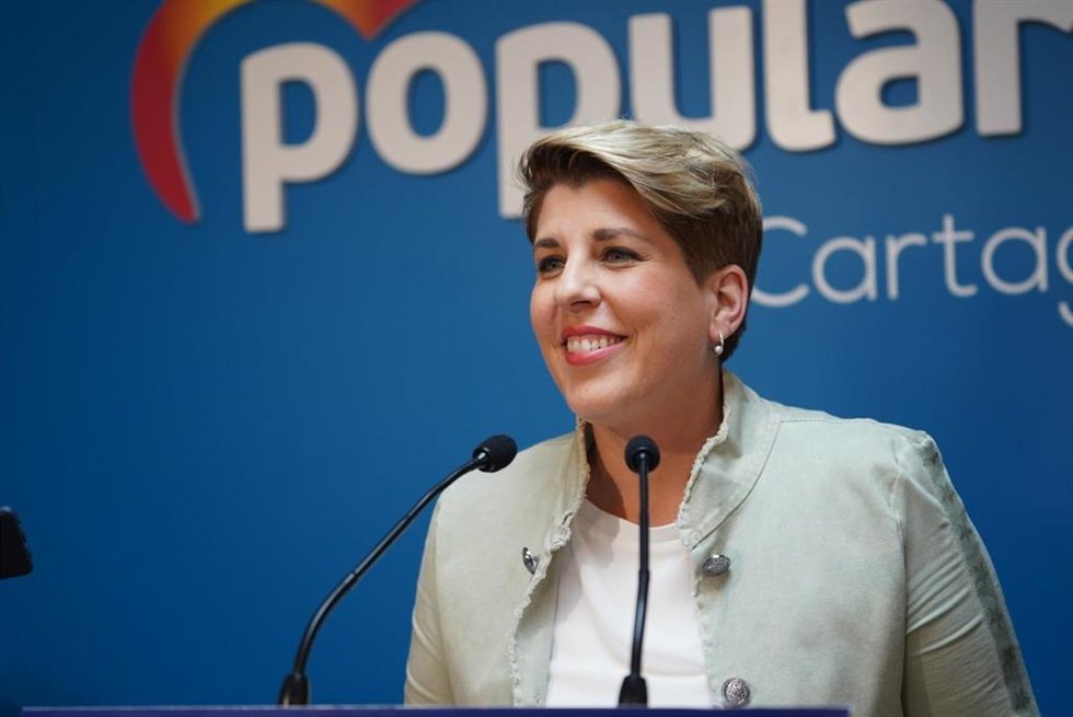 Archivo - La candidata 'popular' a la alcaldía de Cartagena, Noelia Arroyo