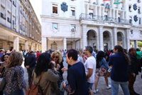 CSIF y CCOO-A califican de "éxito" la primera jornada de paros de funcionarios de Justicia, con un seguimiento del 85%