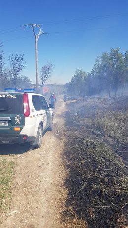 Imagen del incendio.