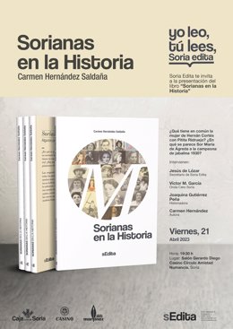 Carmen Hernández presenta este viernes 'Sorianas en la Historia' .