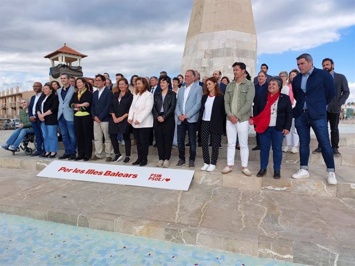 El PSIB-PSOE presenta las candidaturas insulares al Parlament, en un acto en El Molinar