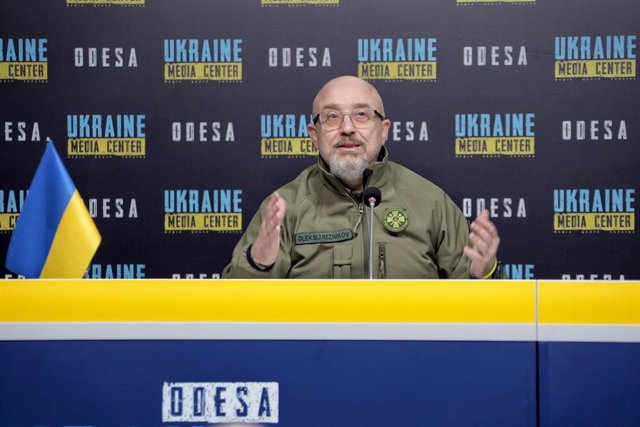 Archivo - El ministro de Defensa de Ucrania, Oleksei Reznikov