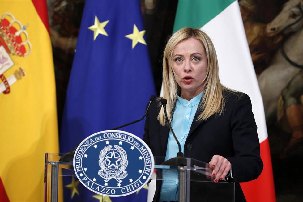 La primera ministra italiana, Giorgia Meloni