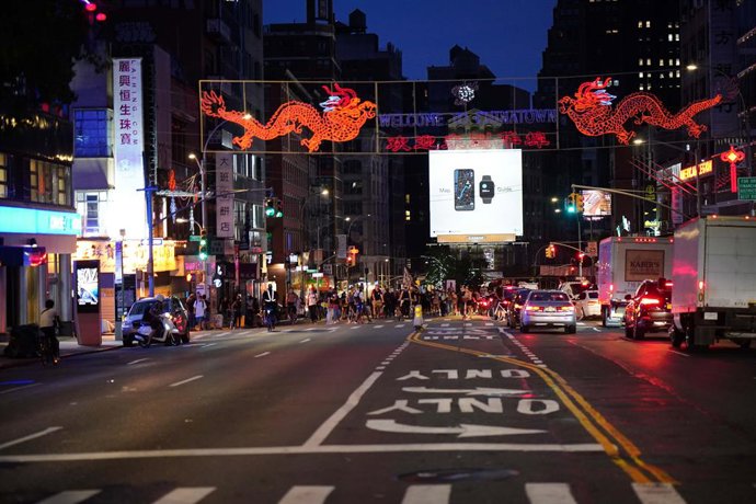 Archivo - El barrio de Chinatown, en Nueva York, EEUU