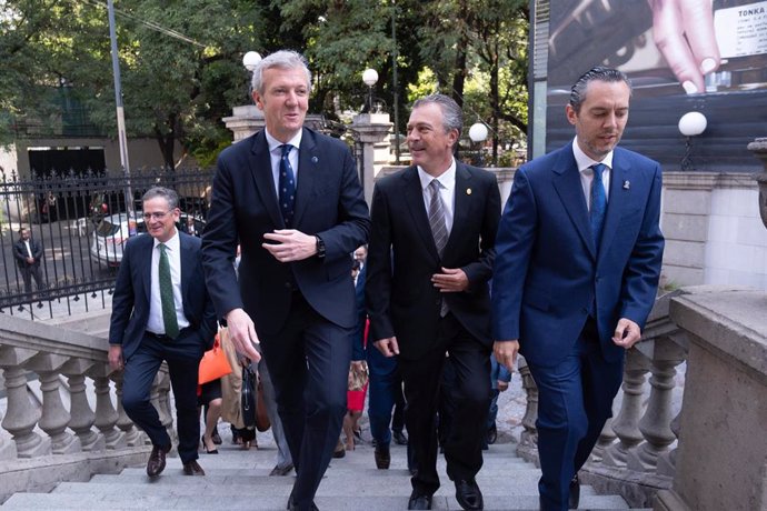 Rueda participa nun encontro con empresarios en México.